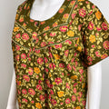 Pure Cotton Nightgown Printed Design & Soft Breathable Fabric