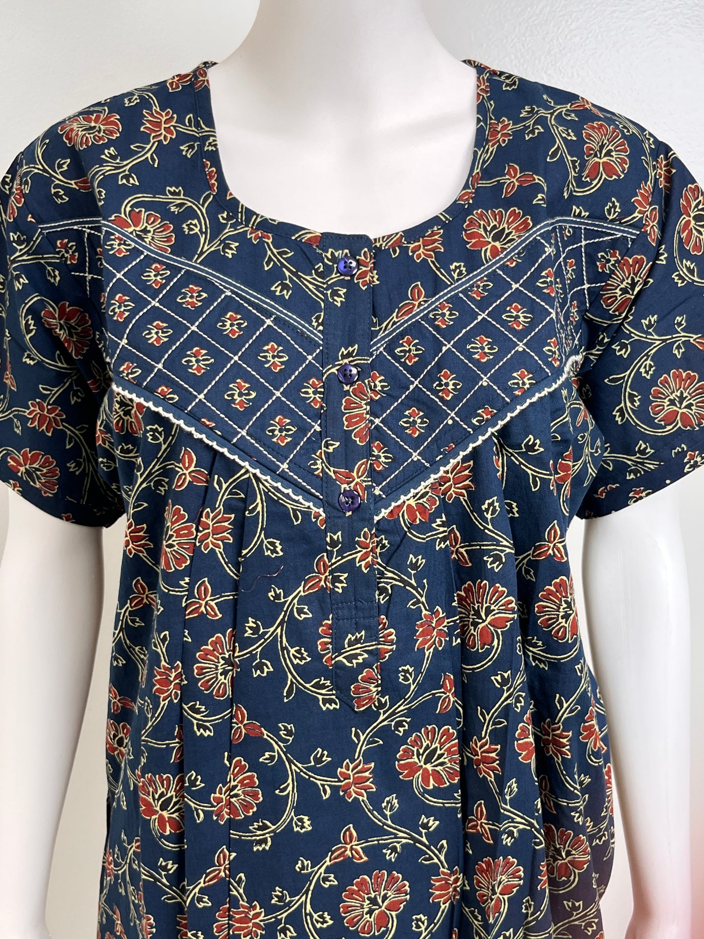 Soft Touch Cotton Nightgown Stylish & Comfortable Nightwear