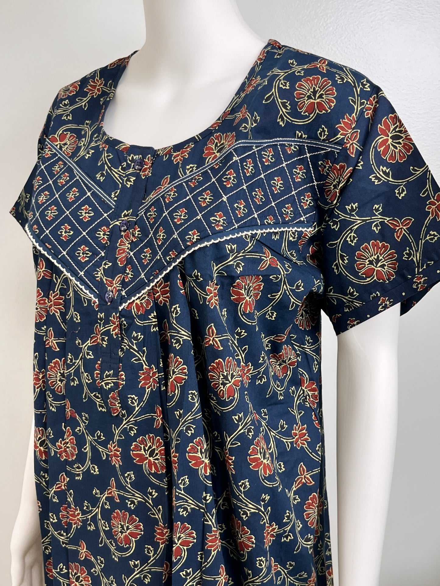 Soft Touch Cotton Nightgown Stylish & Comfortable Nightwear