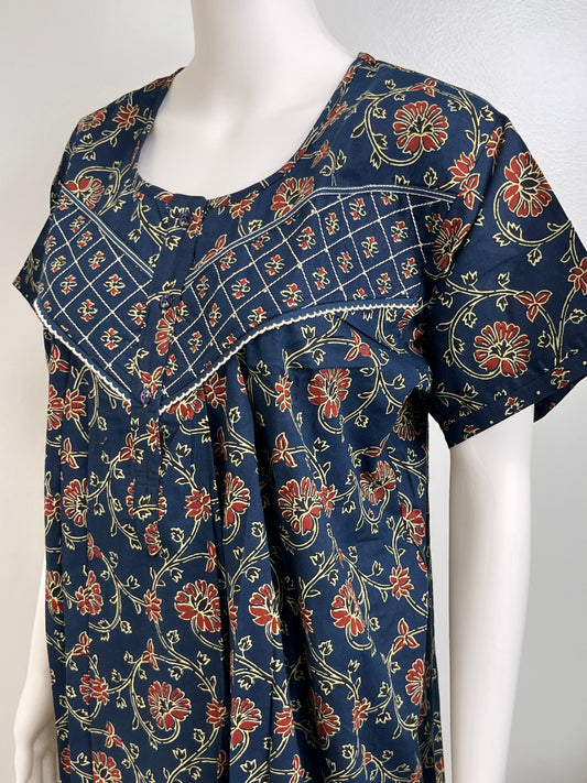 Soft Touch Cotton Nightgown Stylish & Comfortable Nightwear