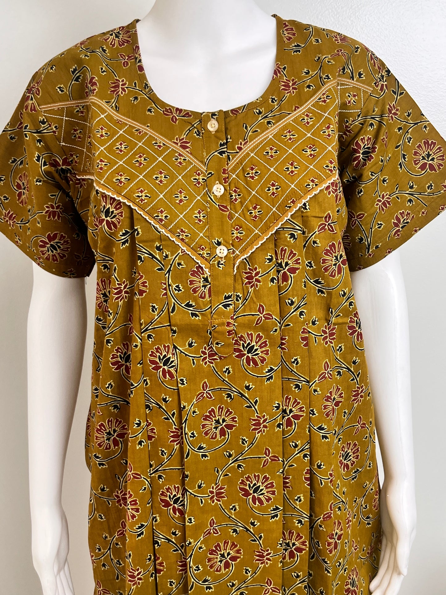 Soft Touch Cotton Nightgown Stylish & Comfortable Nightwear