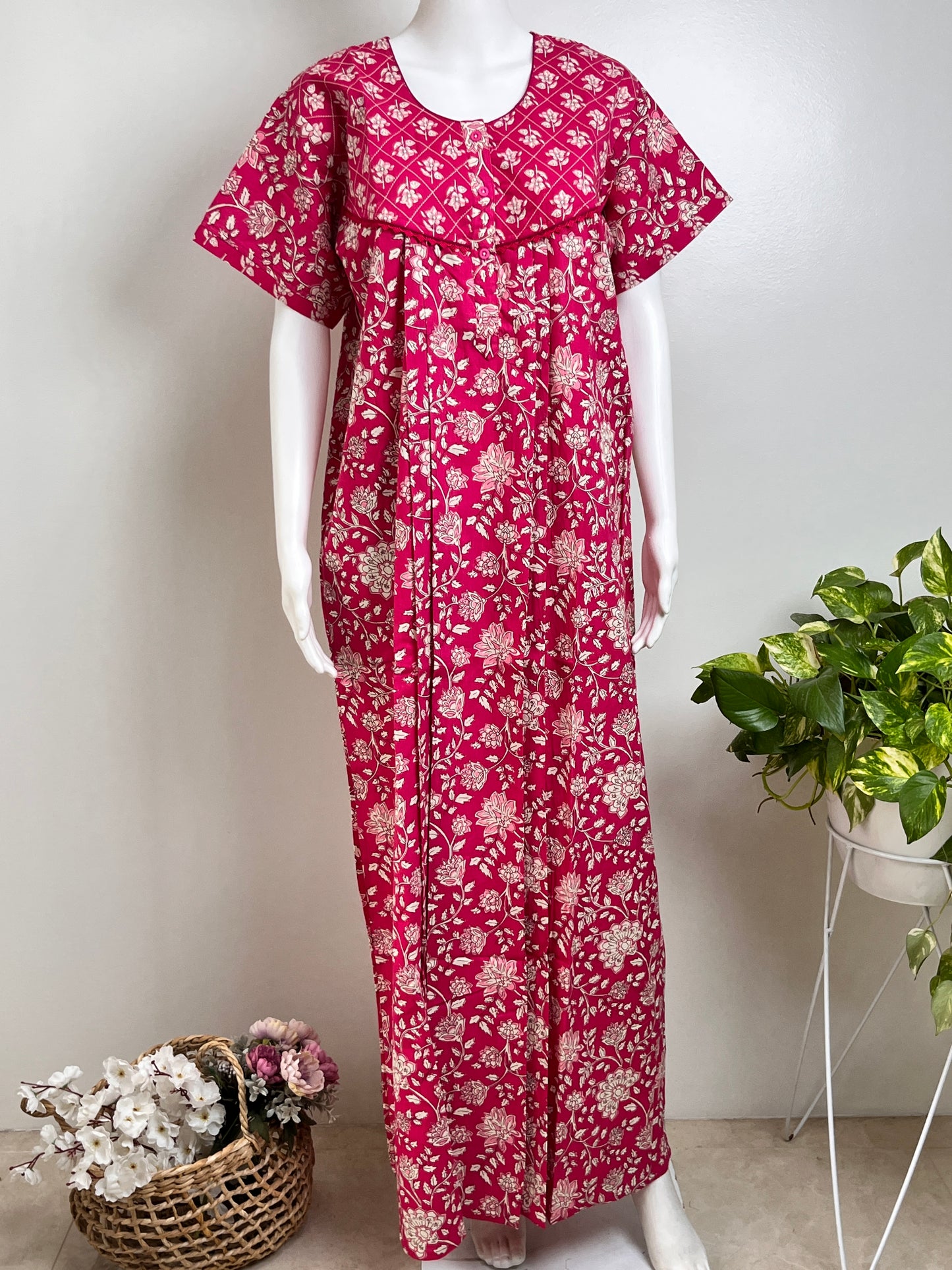 Cotton Fabric Airy & Relaxing Soft Nighty