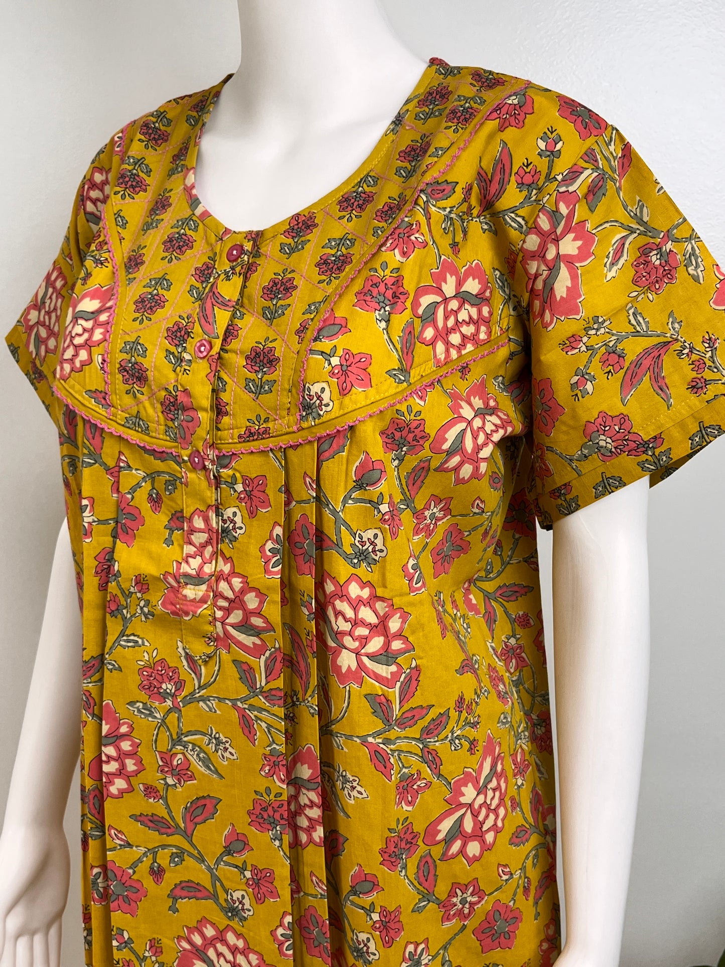 Floral Printed Nighty Comfortable & Breathable Women Sleepwear
