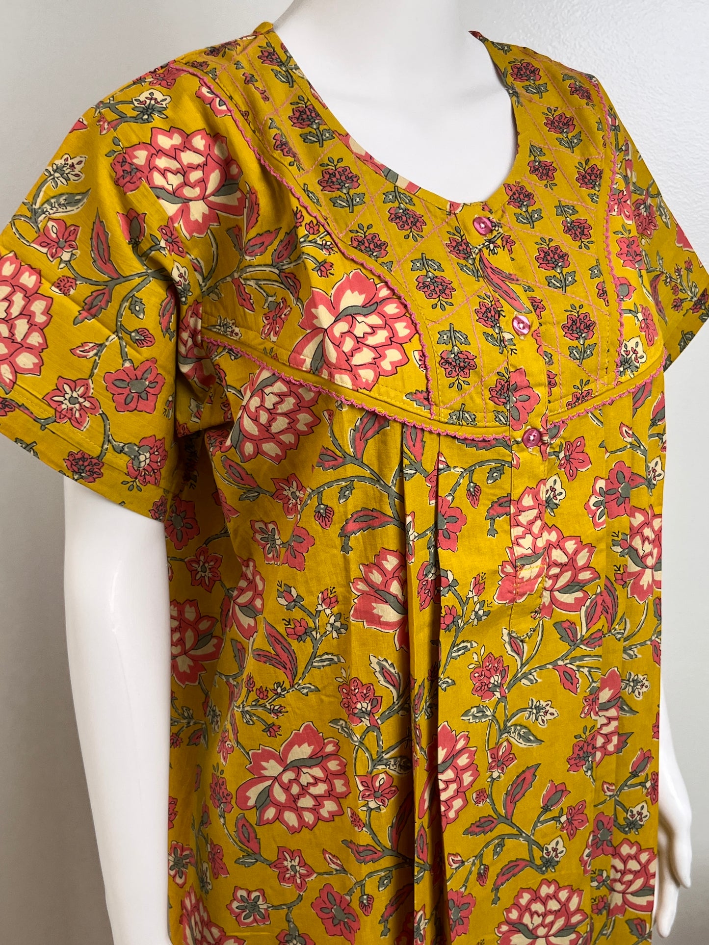 Floral Printed Nighty Comfortable & Breathable Women Sleepwear