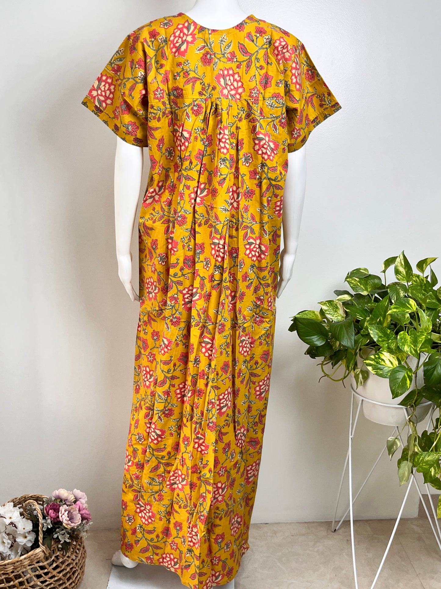 Floral Printed Nighty Comfortable & Breathable Women Sleepwear