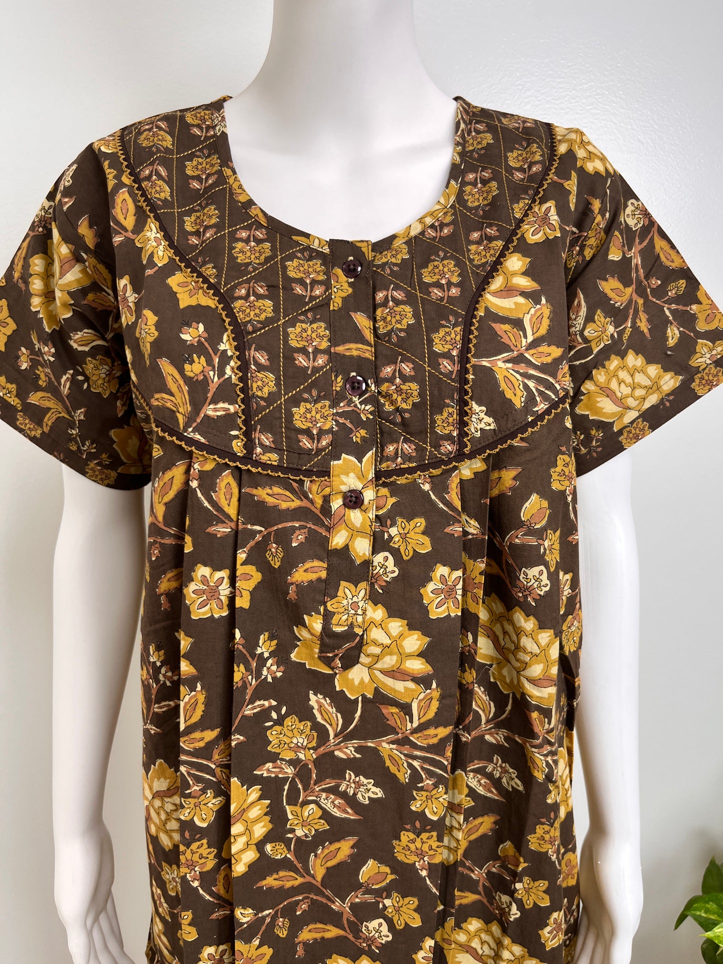 Floral Printed Nighty Comfortable & Breathable Women Sleepwear