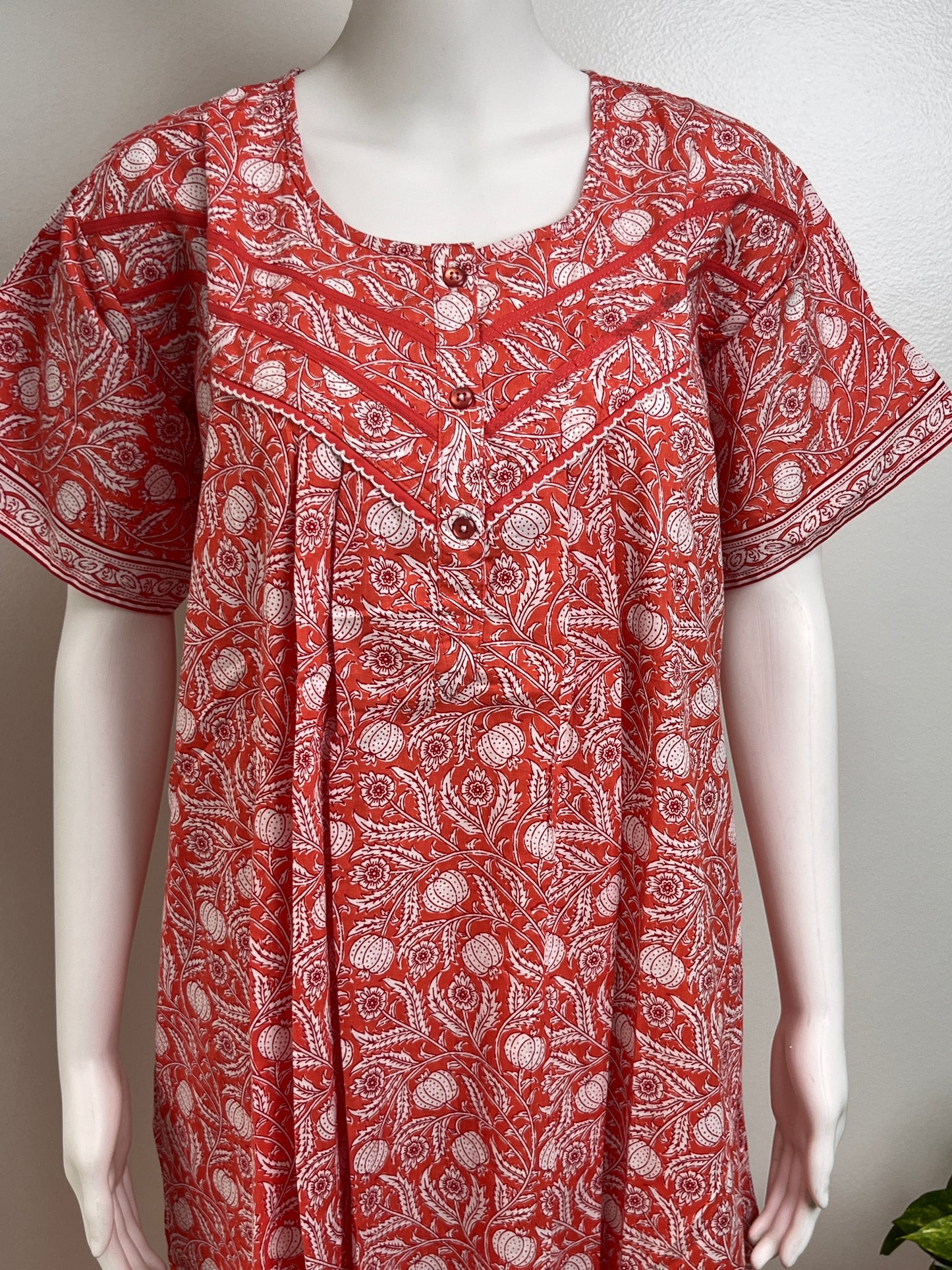 Pastel Printed Nighty Soft Fabric & Comfortable Women Sleepwear