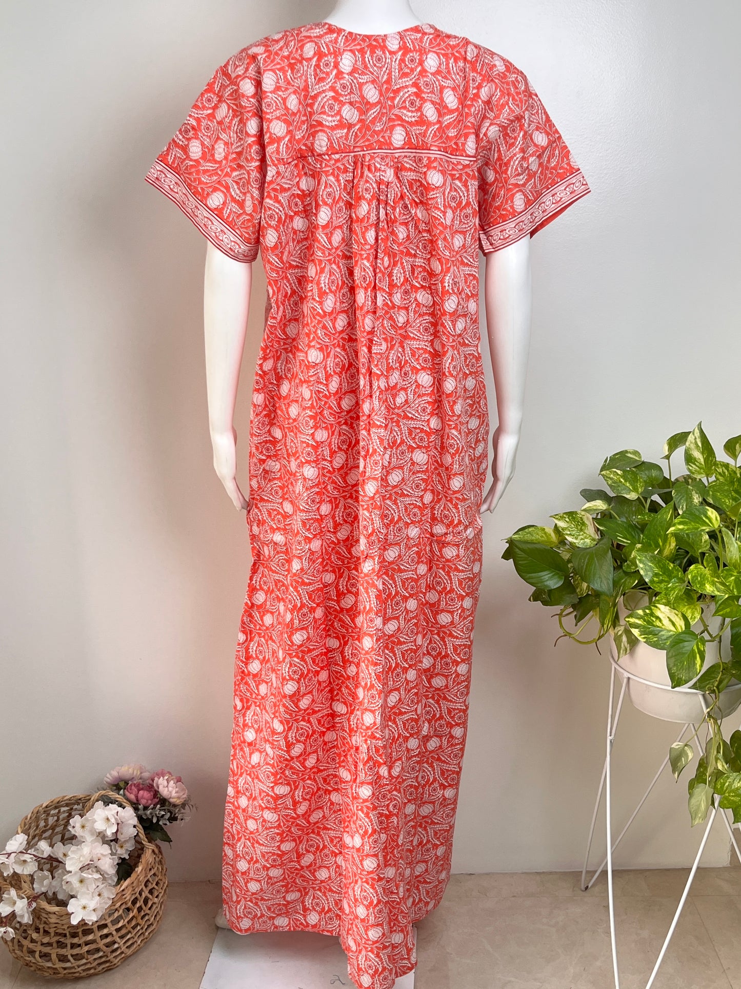Pastel Printed Nighty Soft Fabric & Comfortable Women Sleepwear