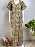 Kalamkari Printed Cotton Nightgown Stylish & Breathable Sleepwear