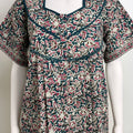 Kalamkari Printed Cotton Nightgown Stylish & Breathable Sleepwear