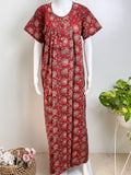 Pure Cotton Nightgown Printed Design