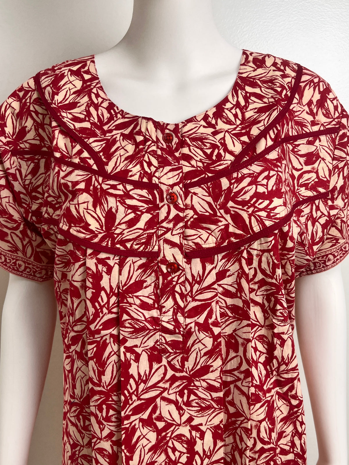 Soft Cotton Nighty Floral Print & Breathable Sleepwear