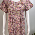Pure Cotton Pastel Nighty in Peach, Rose Gold and Yellow