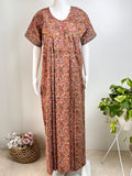 Floral Pure Cotton Nighty Soft & Airy Daily Comfort Wear