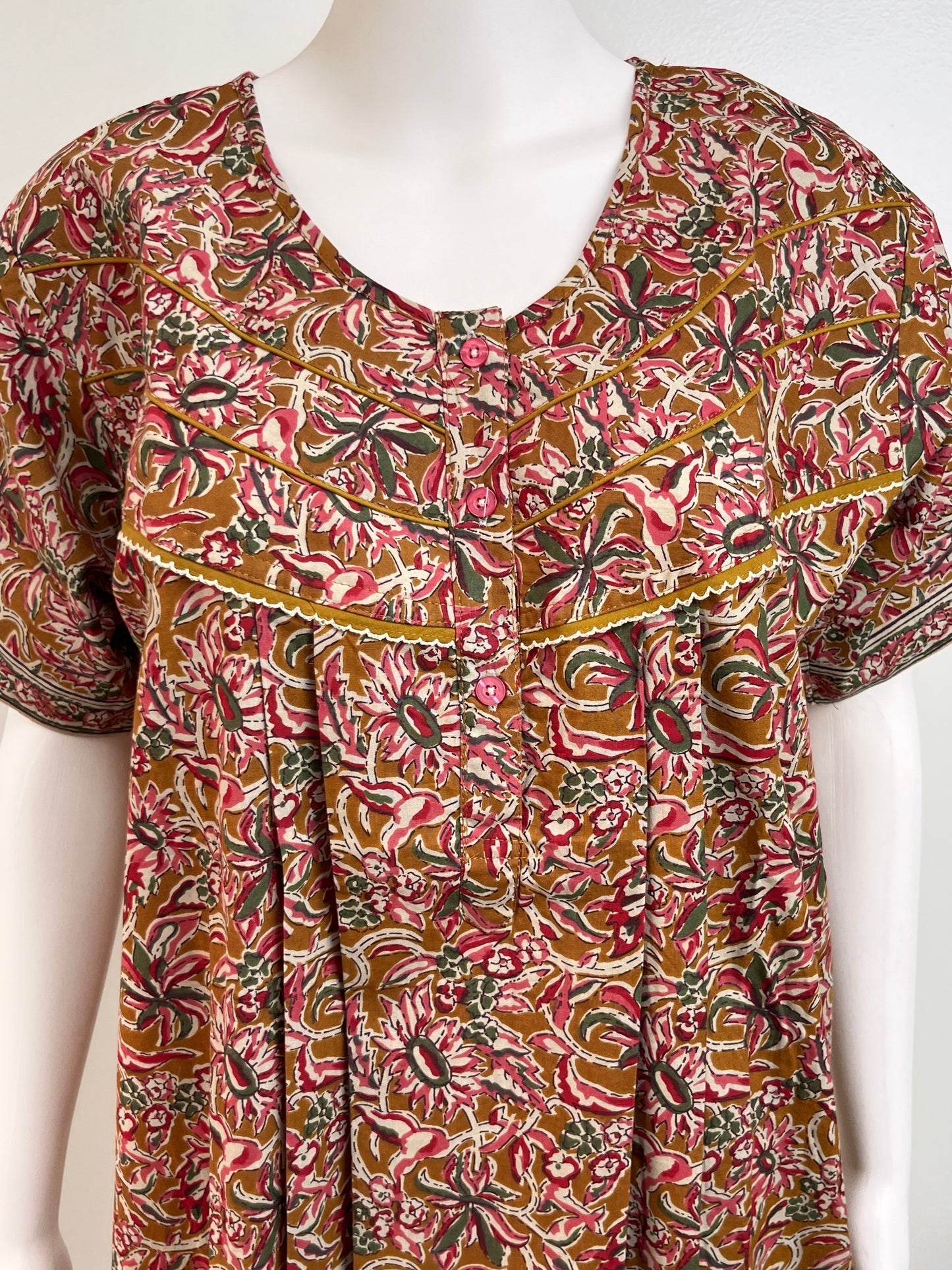 Floral Pure Cotton Nighty Soft & Airy Daily Comfort Wear
