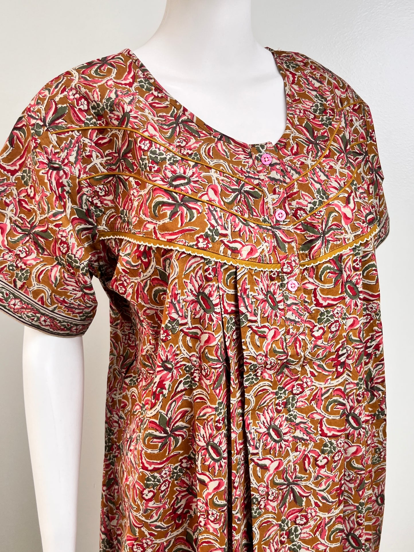 Floral Pure Cotton Nighty Soft & Airy Daily Comfort Wear