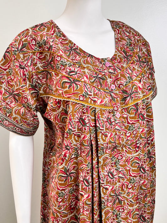 Floral Pure Cotton Nighty Soft & Airy Daily Comfort Wear