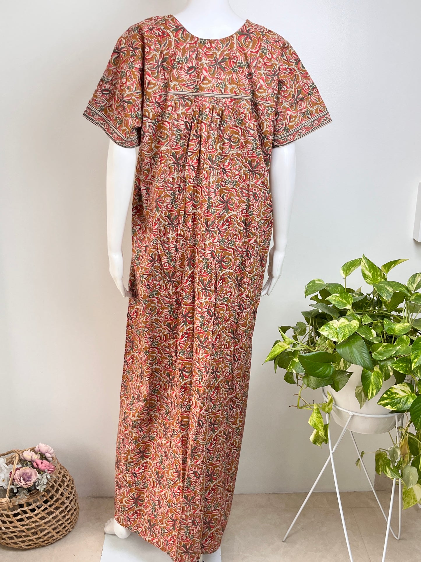 Floral Pure Cotton Nighty Soft & Airy Daily Comfort Wear