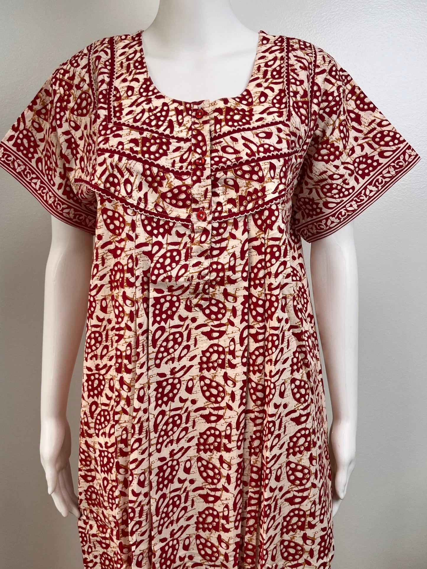 Soft Pure Cotton Printed Nightgown