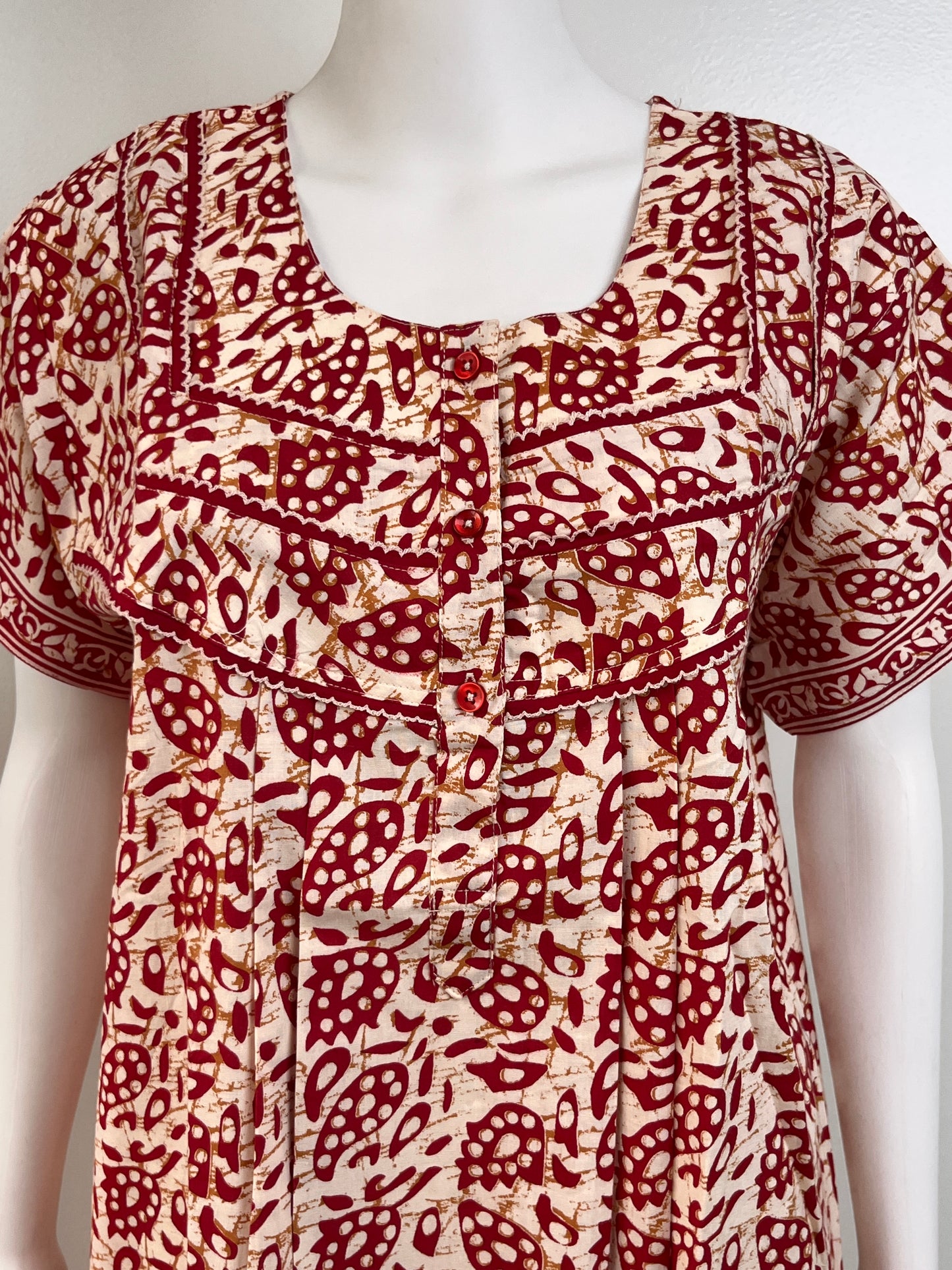 Soft Pure Cotton Printed Nightgown