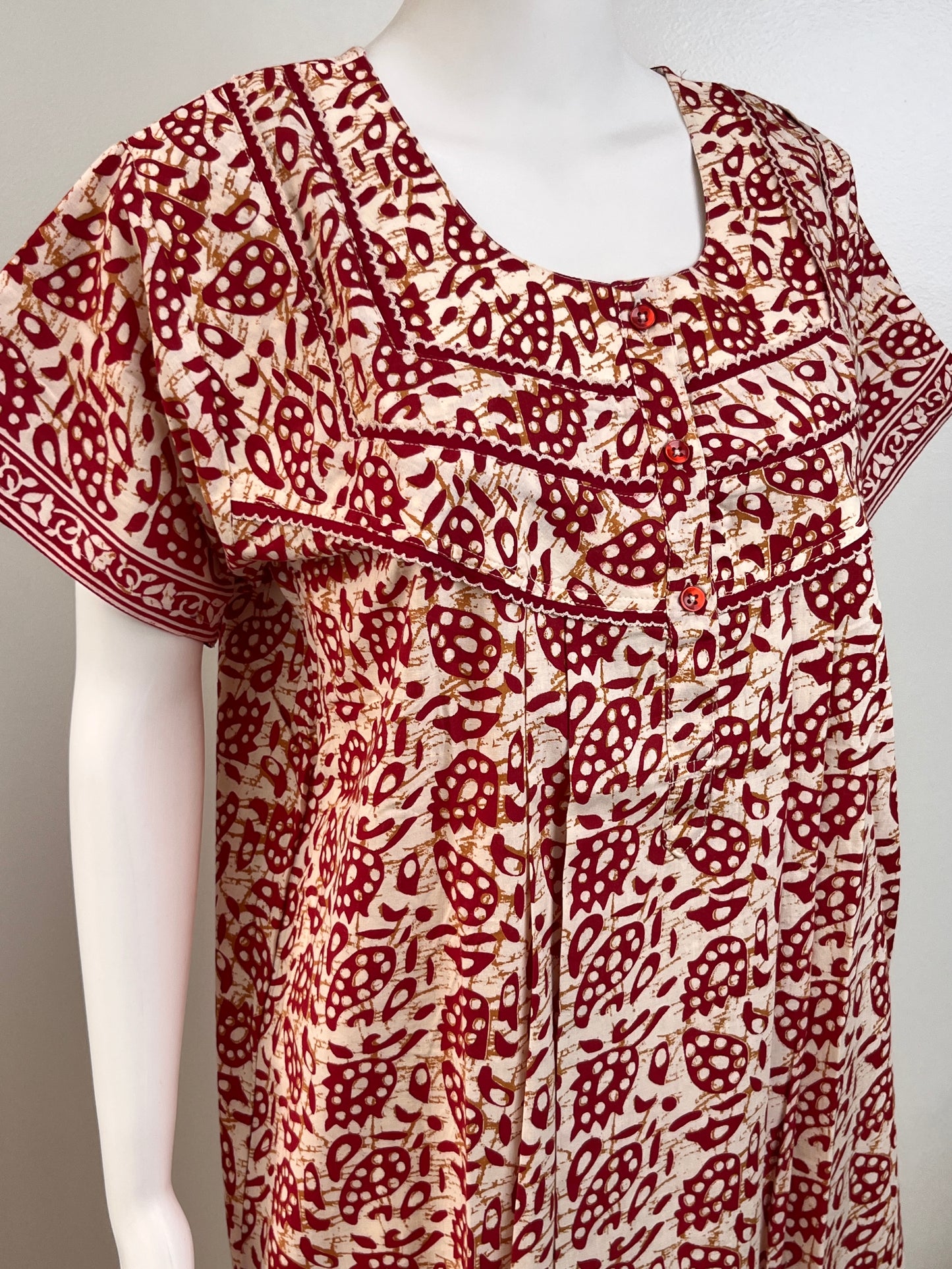 Soft Pure Cotton Printed Nightgown