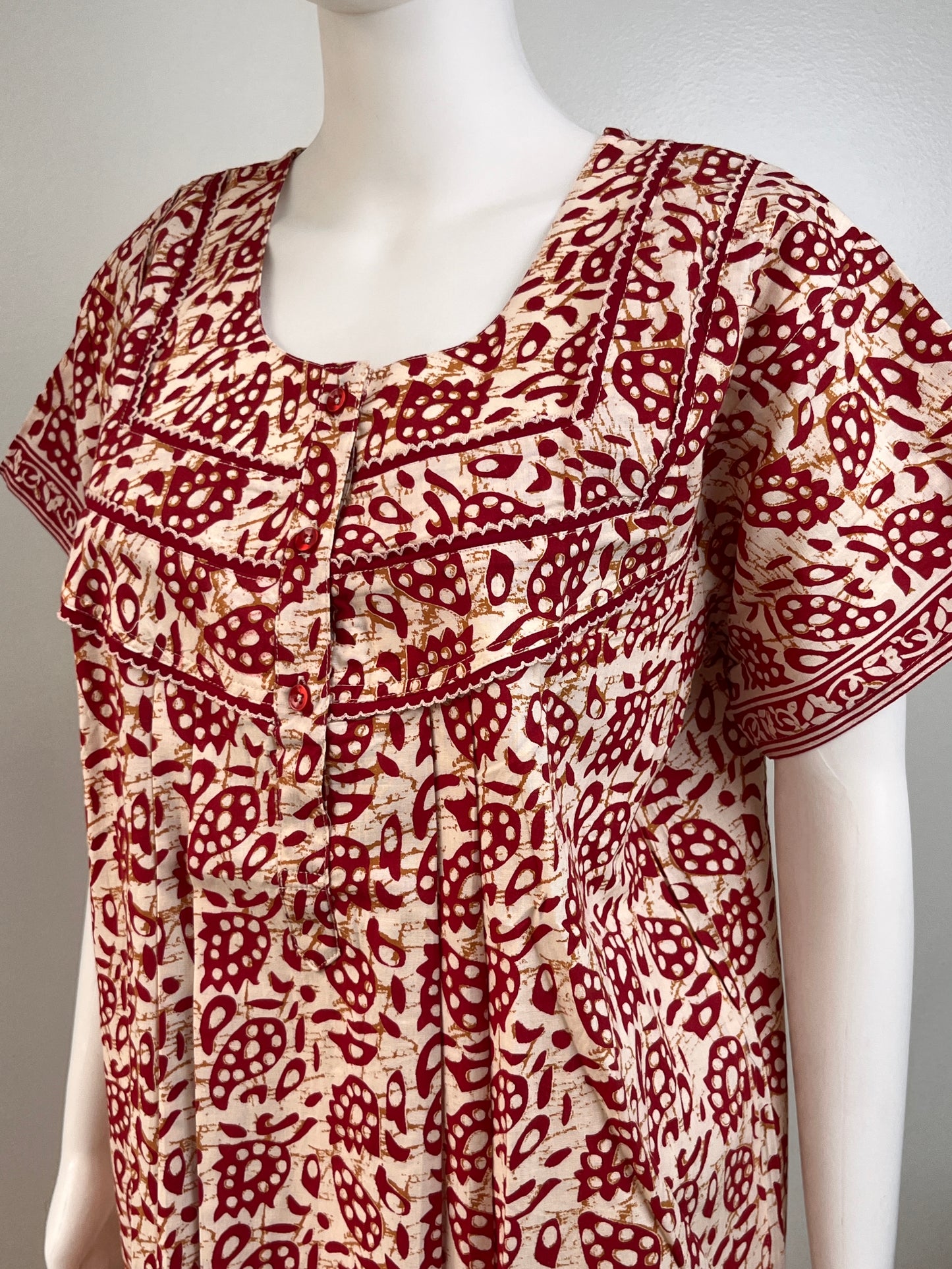 Soft Pure Cotton Printed Nightgown