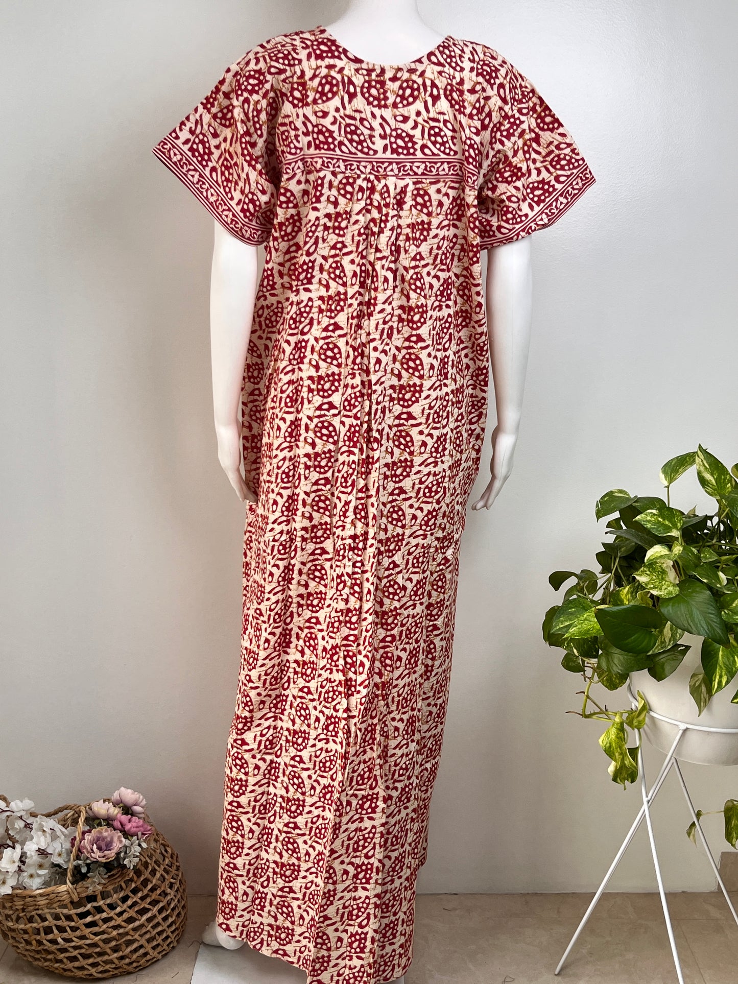 Soft Pure Cotton Printed Nightgown