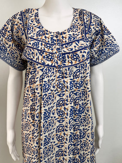 Soft Pure Cotton Printed Nightgown