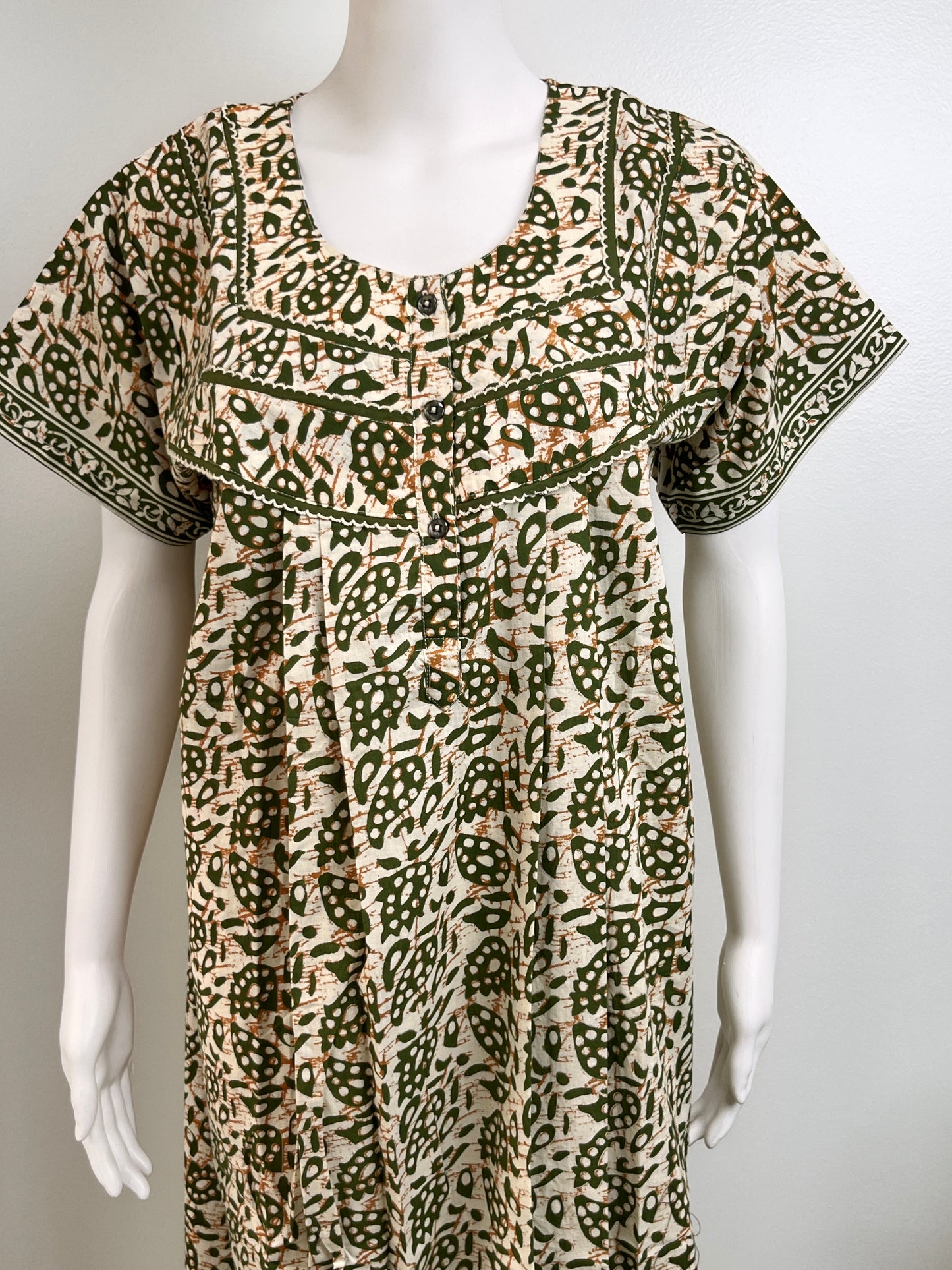Soft Pure Cotton Printed Nightgown