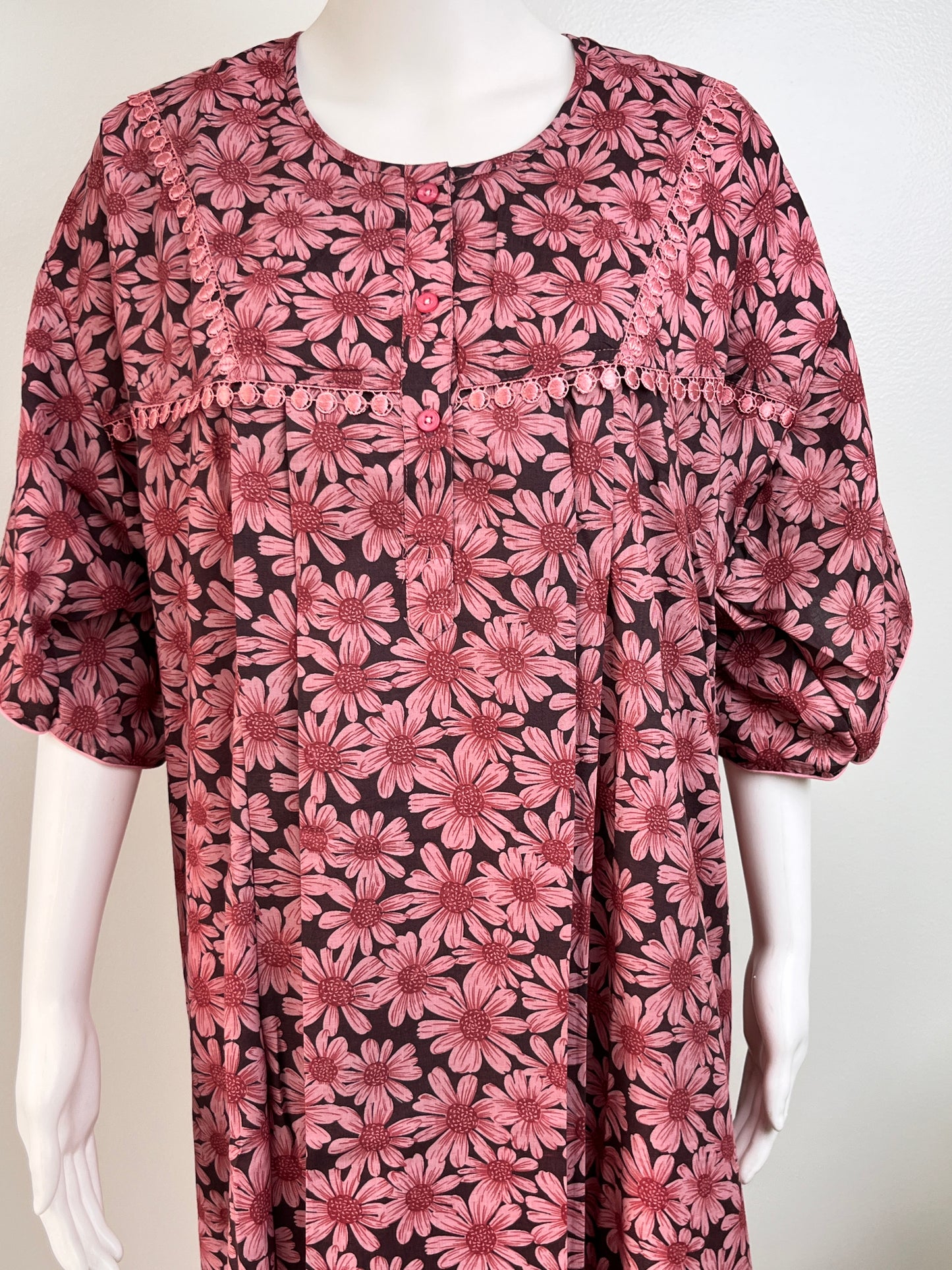Floral Printed Comfortable Bizzylizzy Nighty
