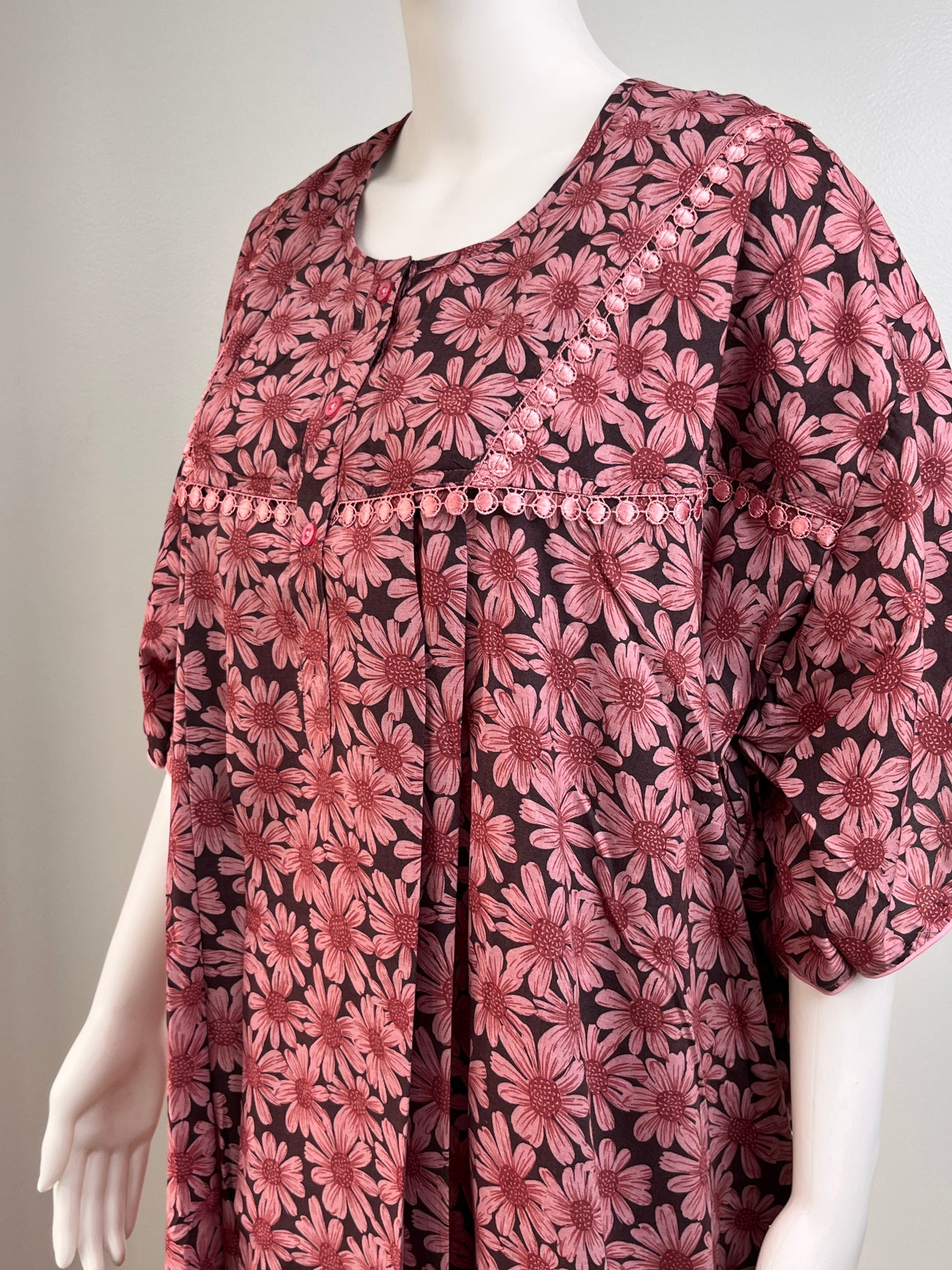 Floral Printed Comfortable Bizzylizzy Nighty