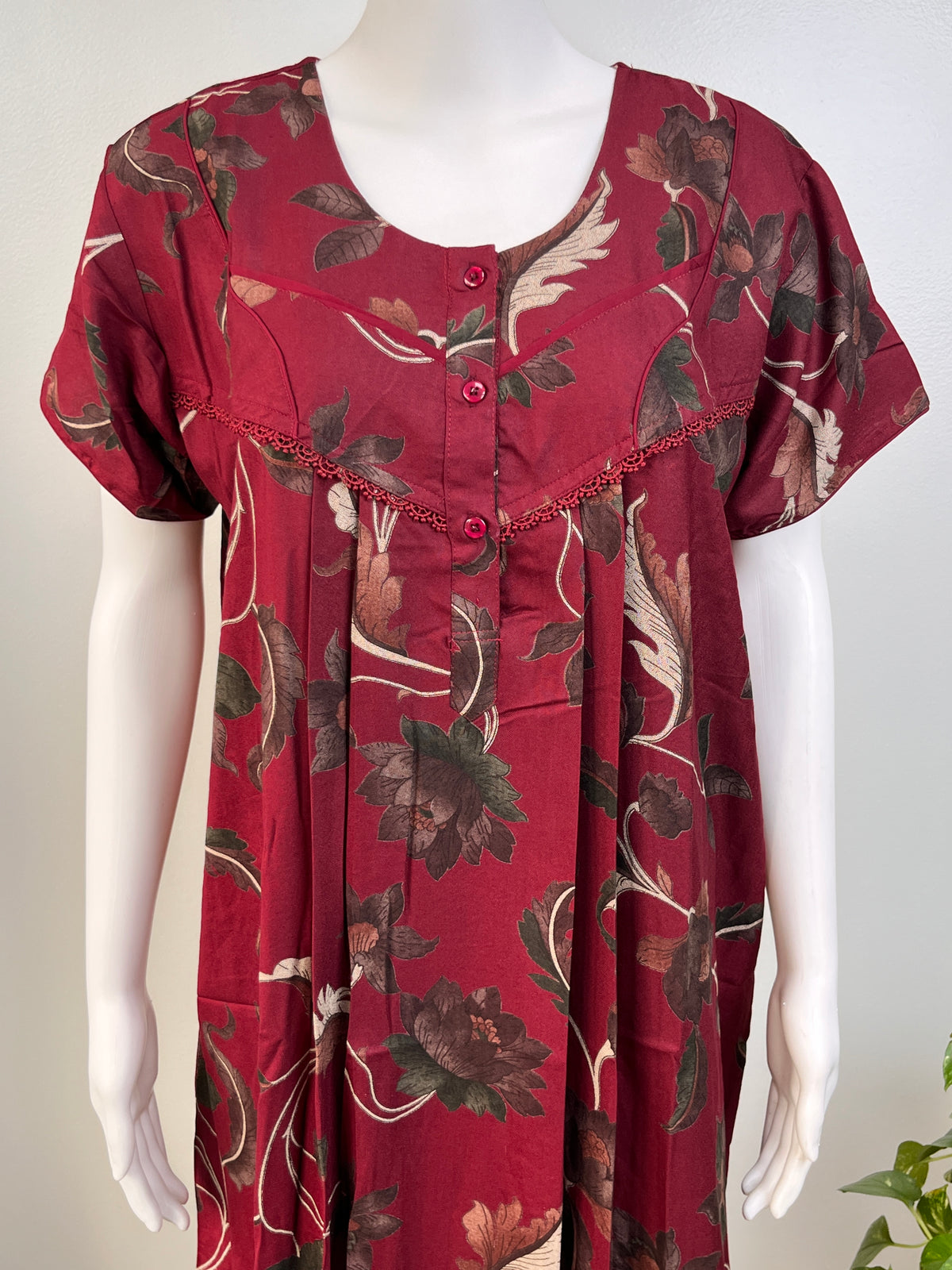 Stylish Floral Alpine Nightgown Soft & Long