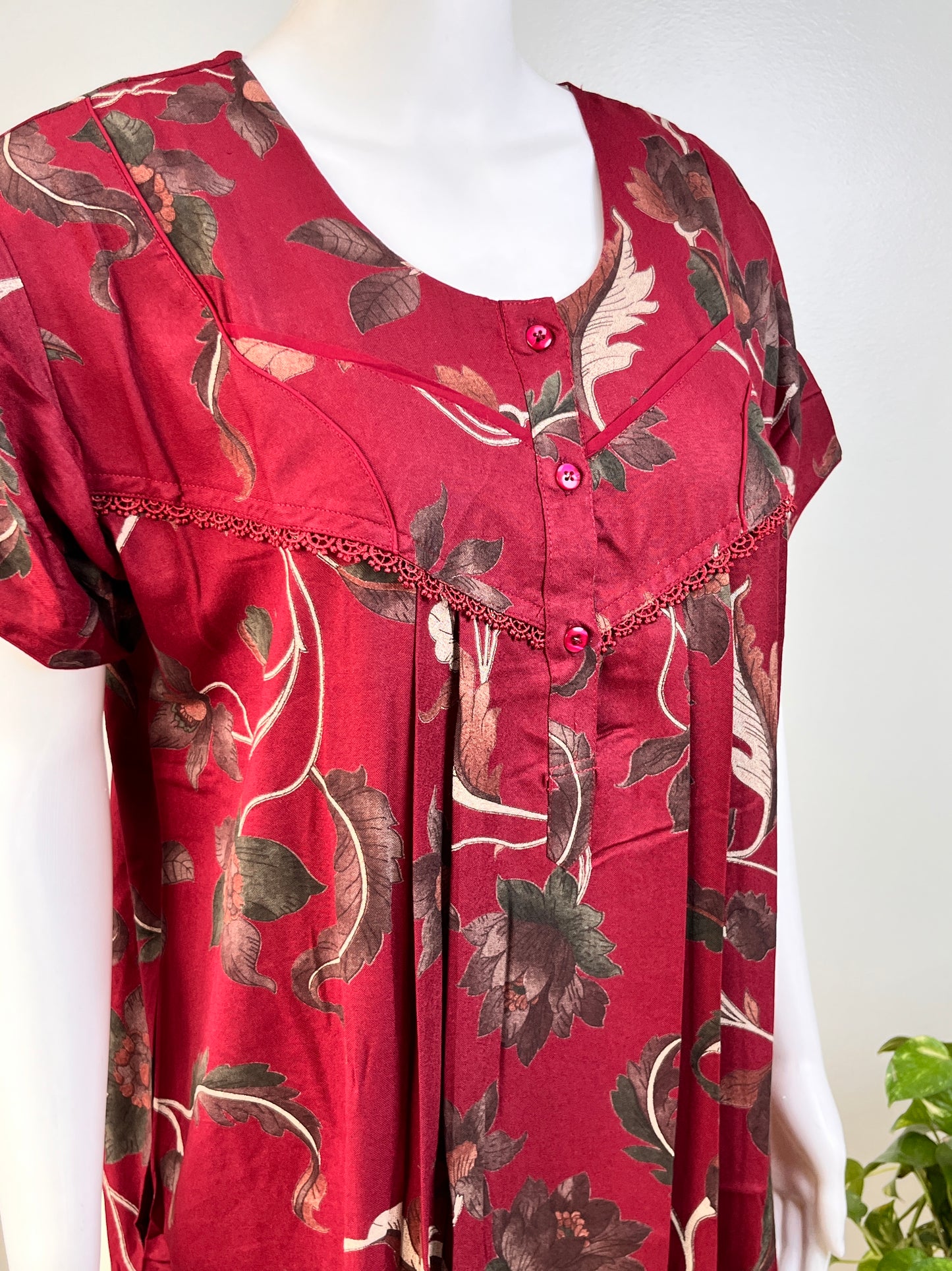 Stylish Floral Alpine Nightgown Soft & Long