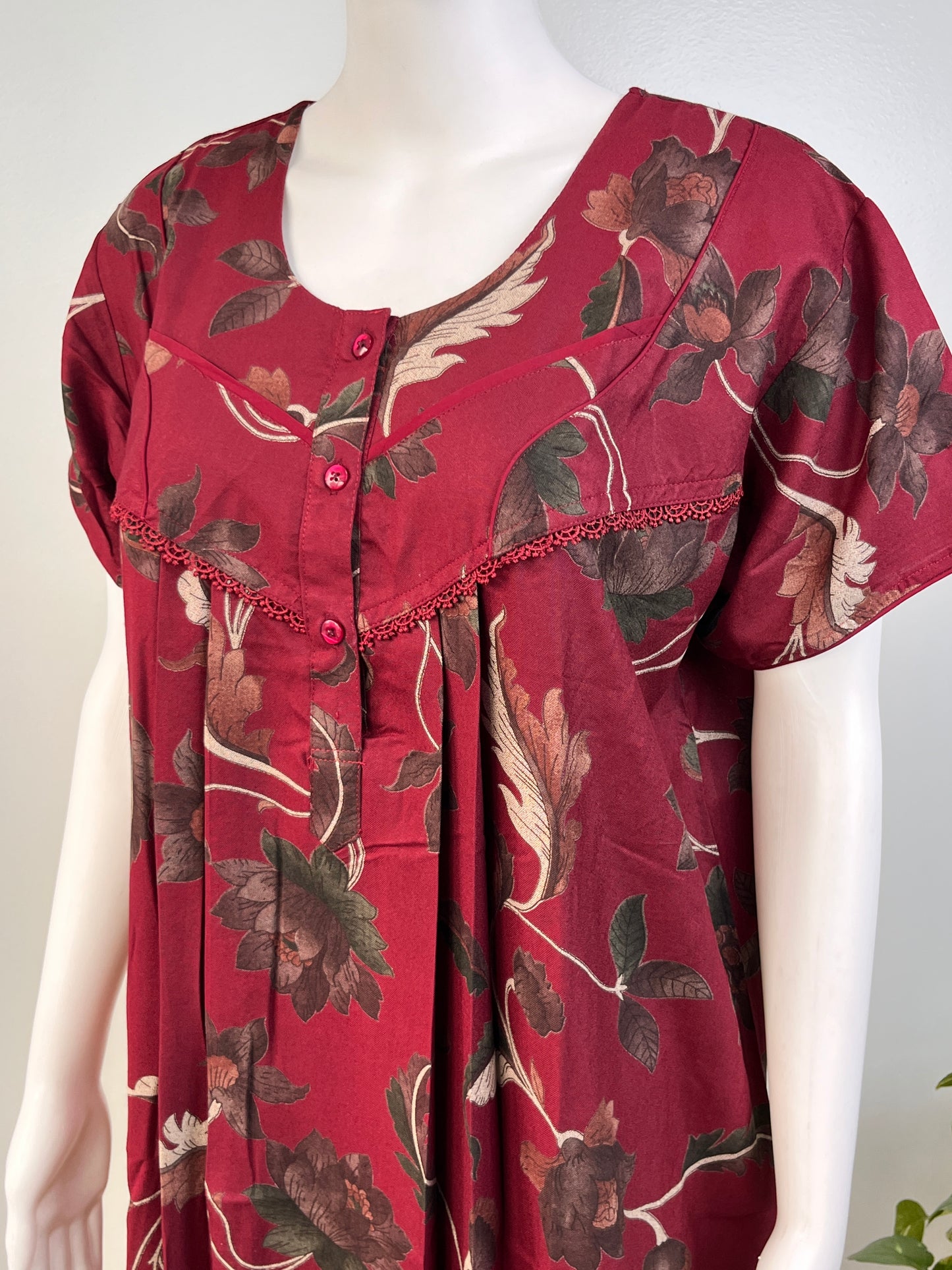 Stylish Floral Alpine Nightgown Soft & Long
