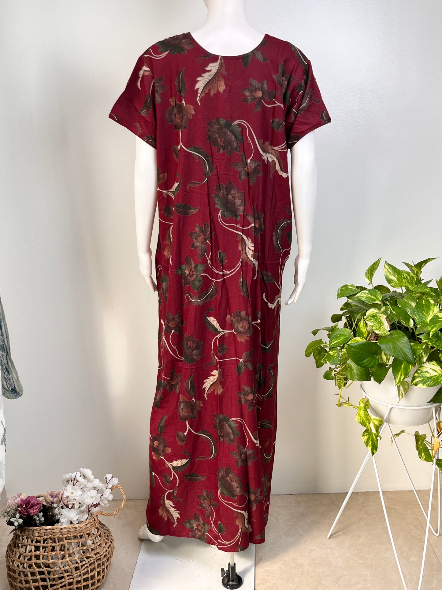 Stylish Floral Alpine Nightgown Soft & Long