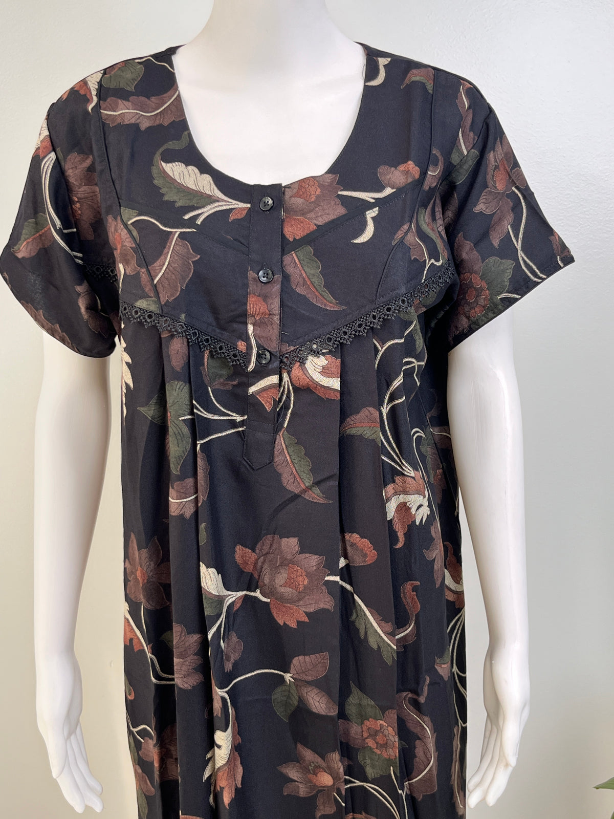 Stylish Floral Alpine Nightgown Soft & Long