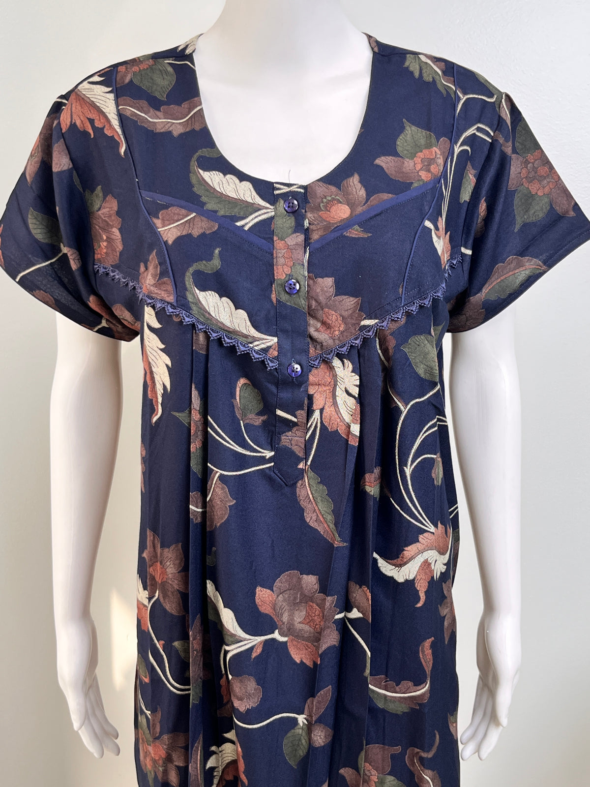 Stylish Floral Alpine Nightgown Soft & Long