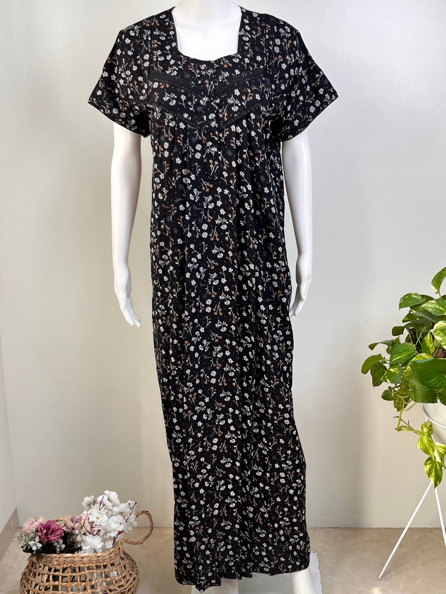 Floral Alpine Nightgown Lightweight & Long-Lasting