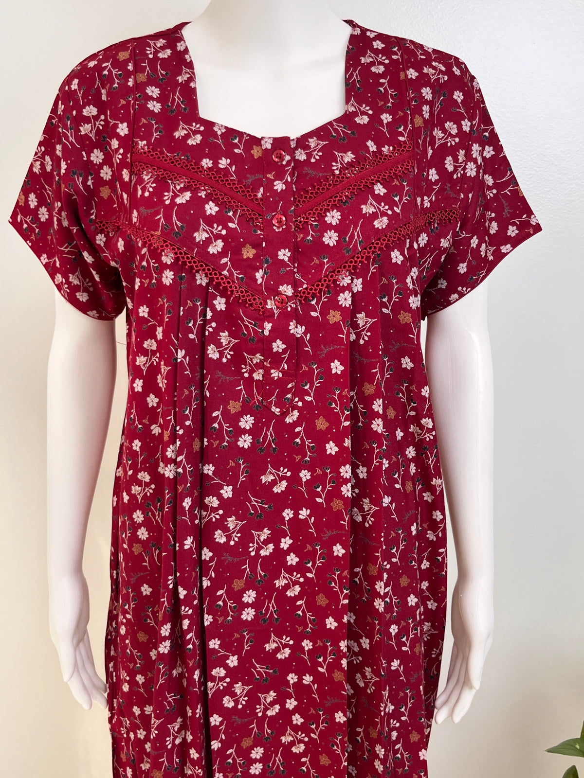 Floral Alpine Nightgown Lightweight & Long-Lasting