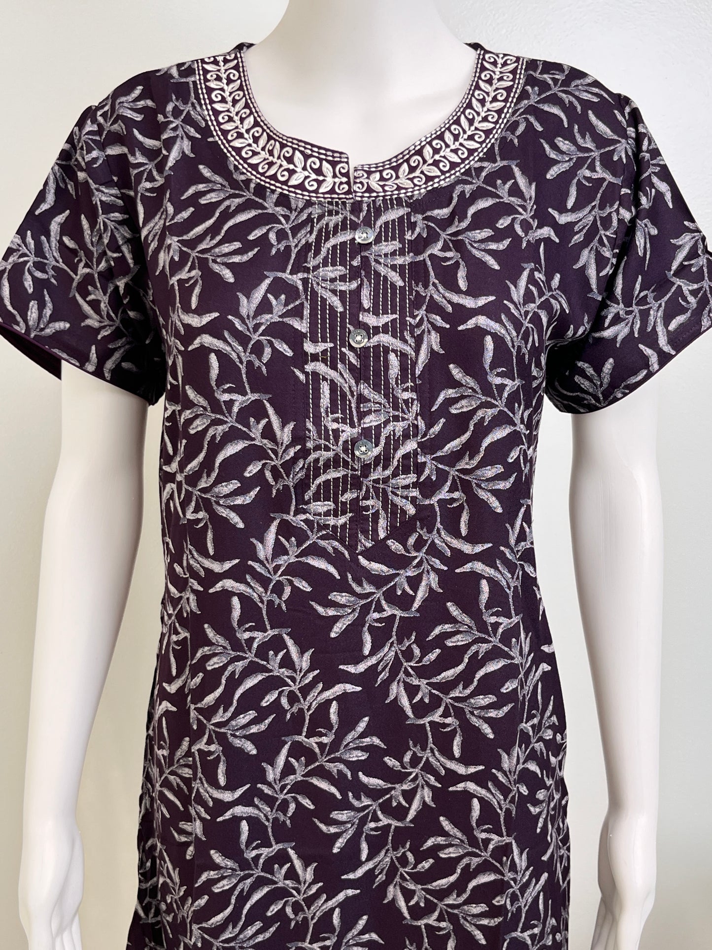 Elegant Alpine Nightgown Soft Fabric & Durable