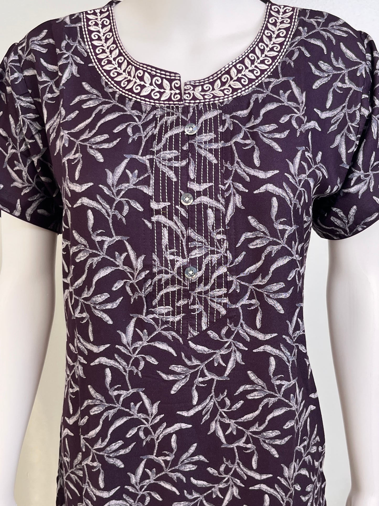 Elegant Alpine Nightgown Soft Fabric & Durable