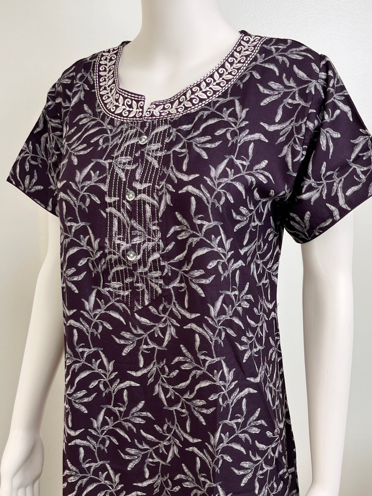 Elegant Alpine Nightgown Soft Fabric & Durable