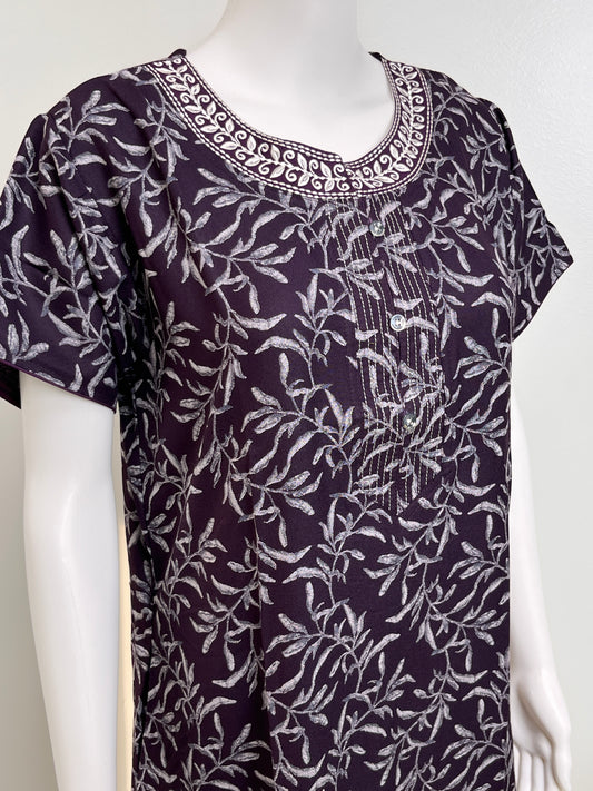 Elegant Alpine Nightgown Soft Fabric & Durable