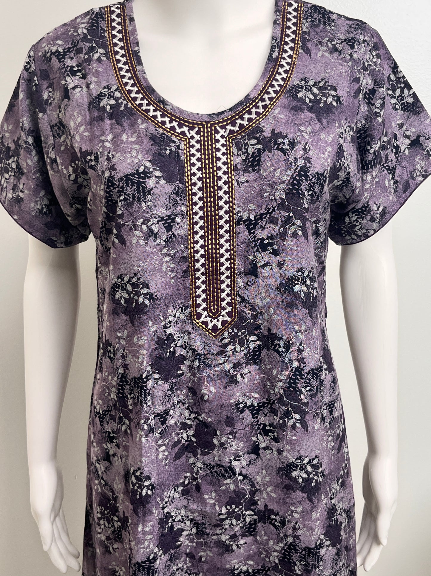 Designer Floral Alpine Nightgown Comfortable & Elegant