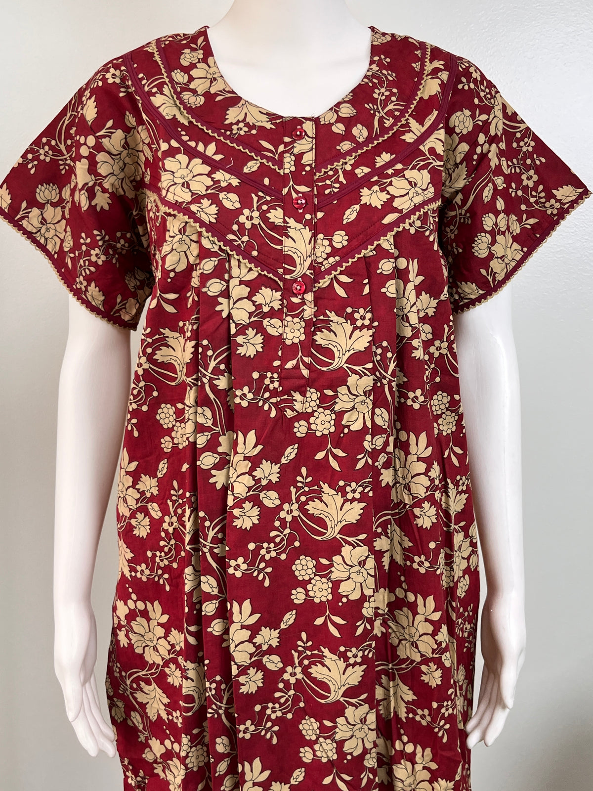 Cotton Fabric Lightweight & Airy Nightgown
