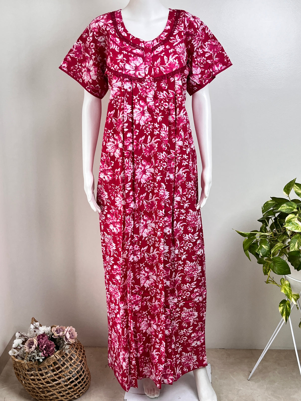 Printed Women Cotton Nighty Comfortable & Stylish Nightwear