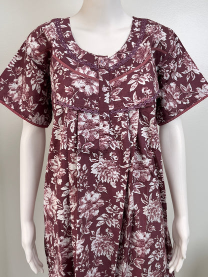 Printed Women Cotton Nighty Comfortable & Stylish Nightwear