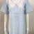Floral Embroidered Checked Nightgown Soft & Breathable