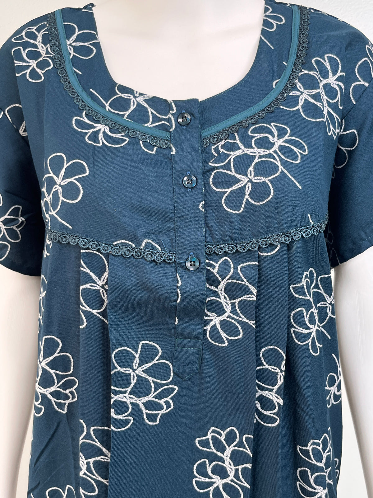 Floral Alpine Nightgown Lightweight & Comfortable