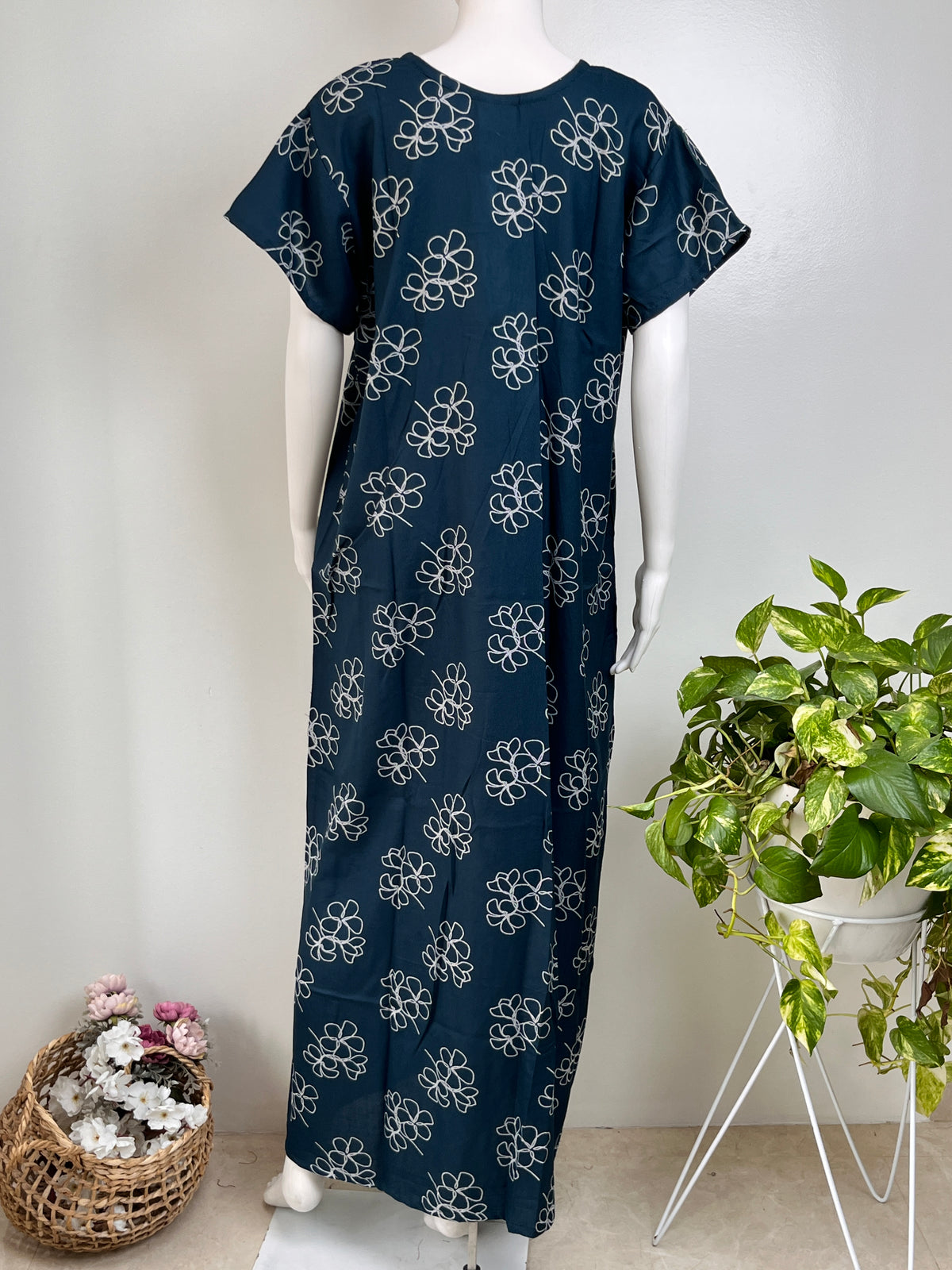Floral Alpine Nightgown Lightweight & Comfortable